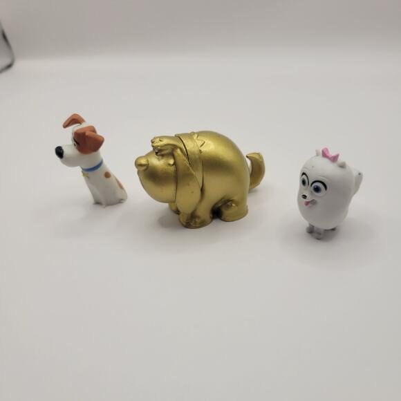 Secret Life of Pets Series 1 Mini Figures set of 3 -Gidget, Golden Duke, Max - Picture 5 of 7
